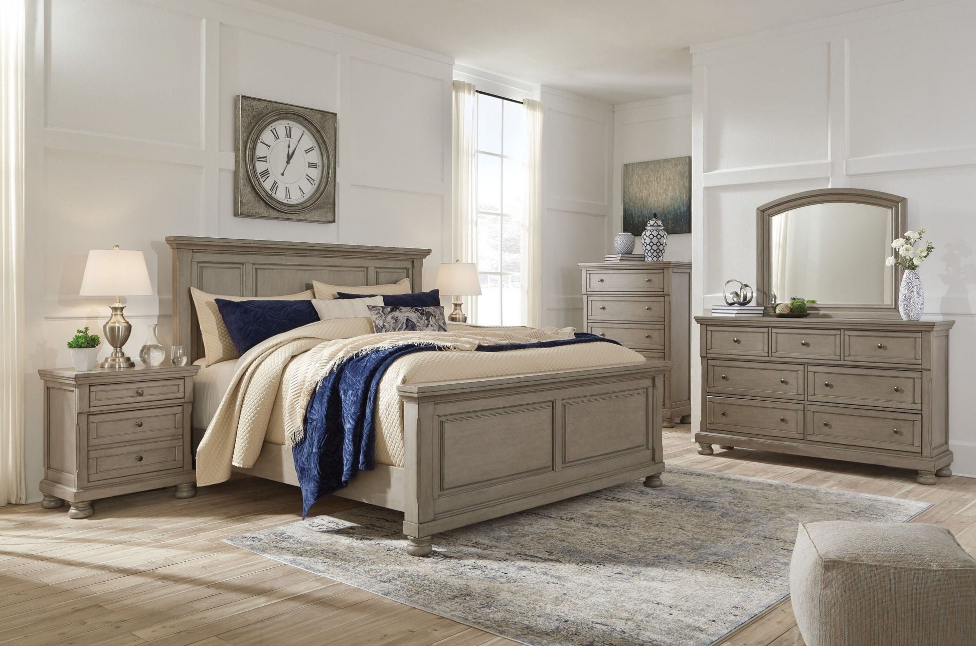 Ashley Furniture Lettner - Dresser, Mirror | Meri Furniture