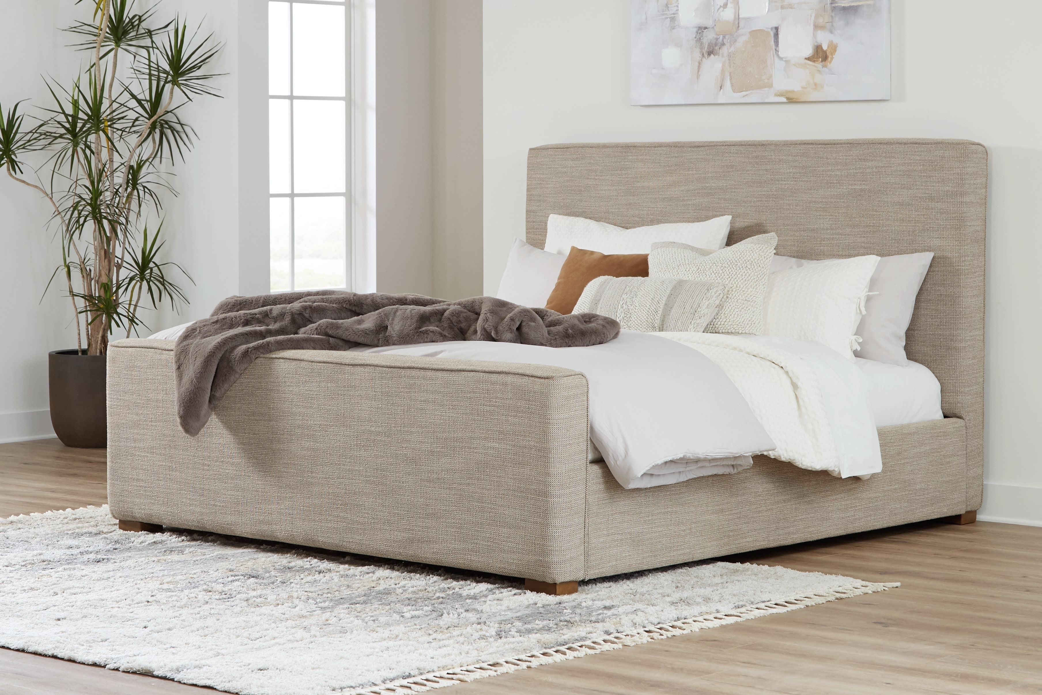 Signature Design by Ashley® Dakmore - Upholstered Bed | Meri Furniture