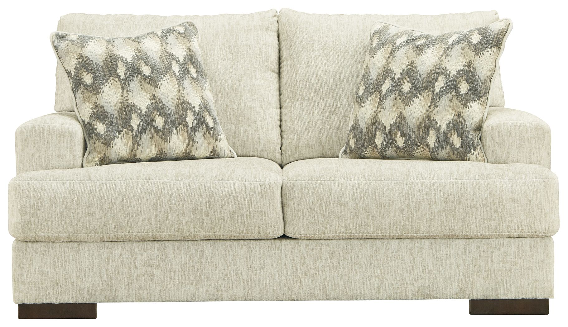 Signature Design by Ashley® Caretti - Parchment - Loveseat | Meri Furniture