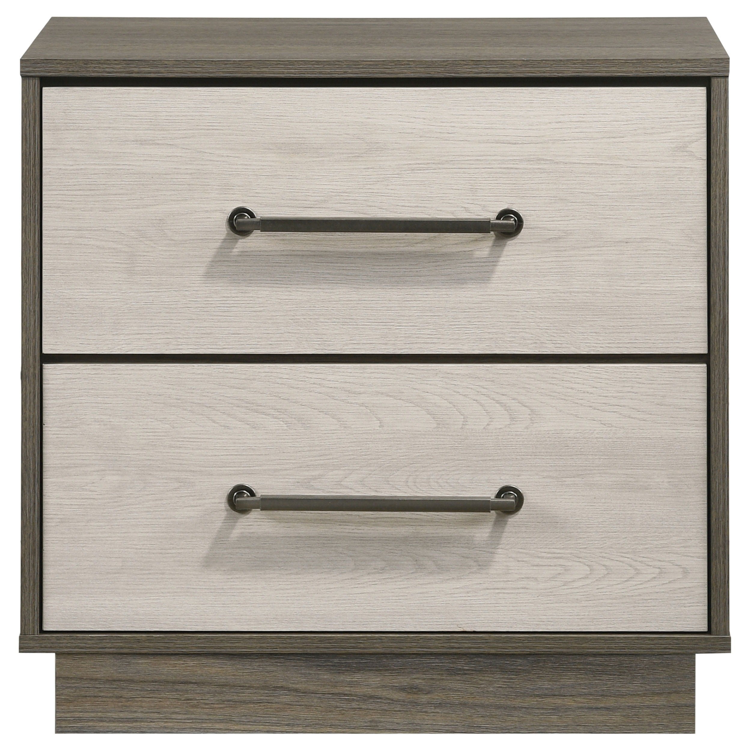 Coaster Fine Furniture Fenwick - 2-Drawer Nightstand Bedside Table - Gray Oak | Meri Furniture