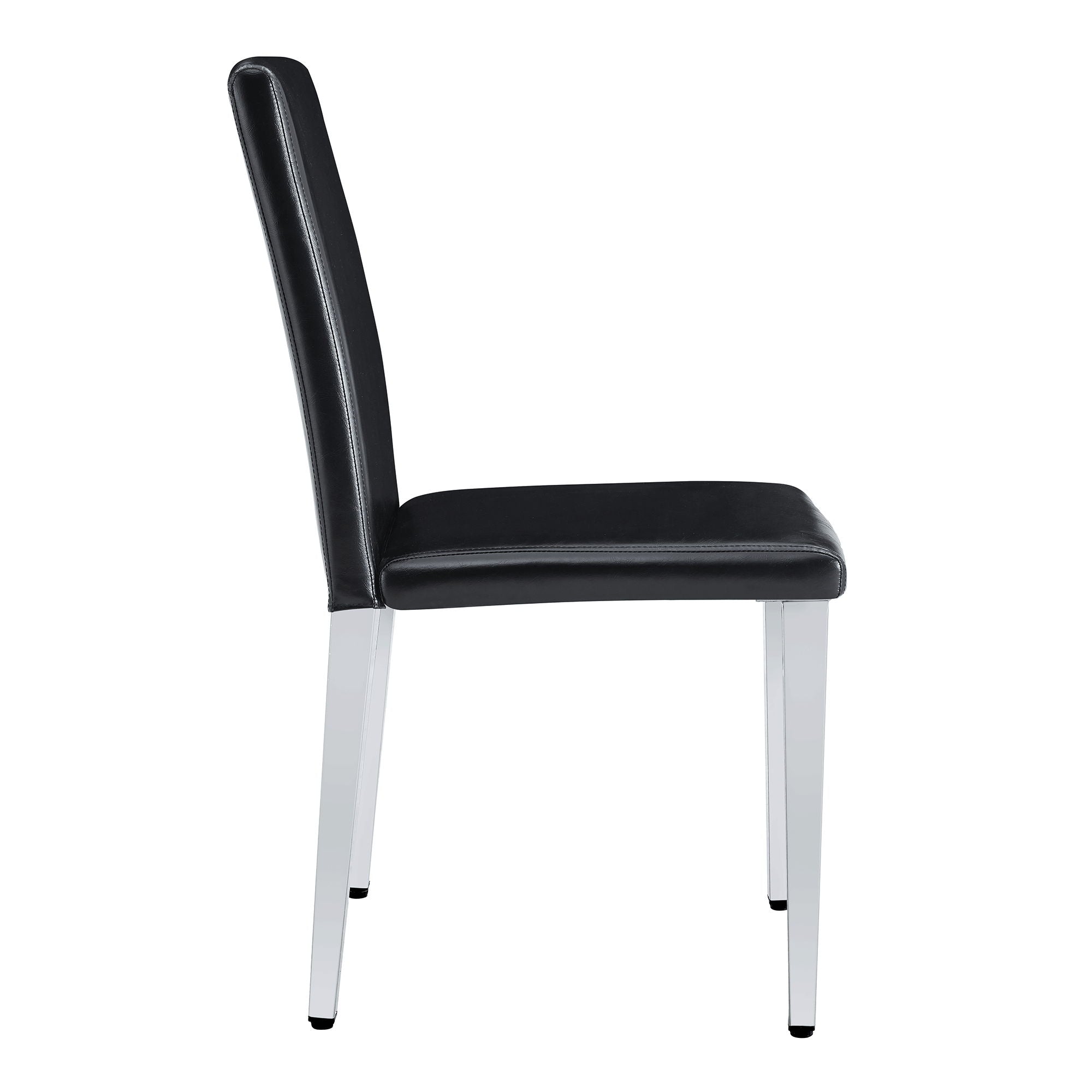 Elegant Upholstered Chairs & Metal Legs