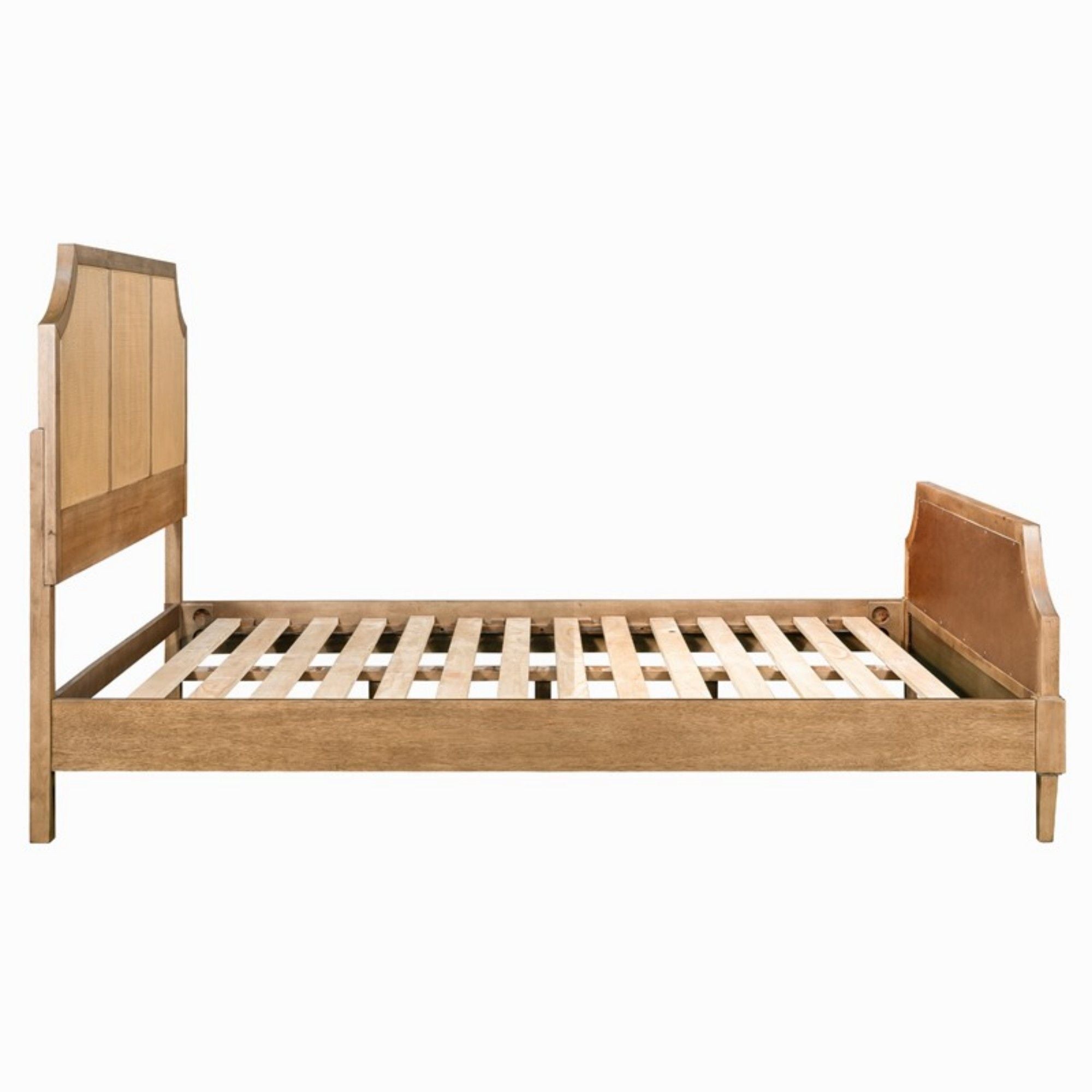 Lily Pond - Queen Platform Bed Toasted - Natural