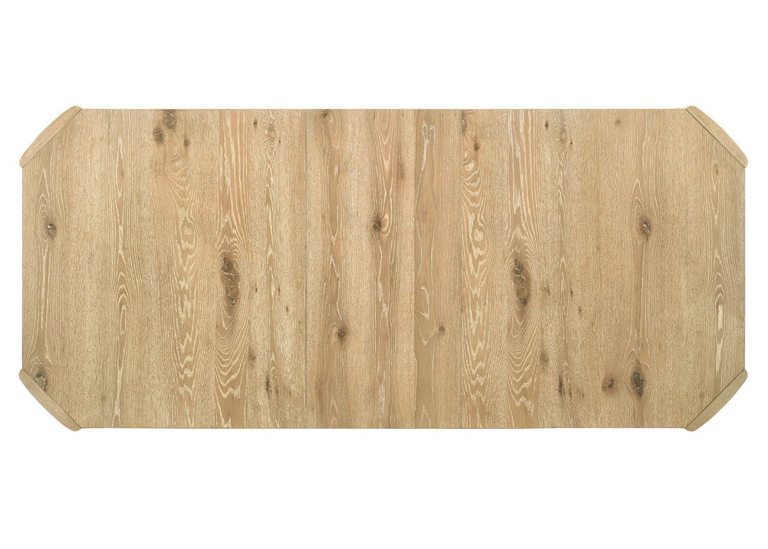 Magnus Oak Finish 84" Extendable Rectangular Dining Table