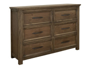 International Furniture Direct Country - Dresser - Brown | Meri Furniture