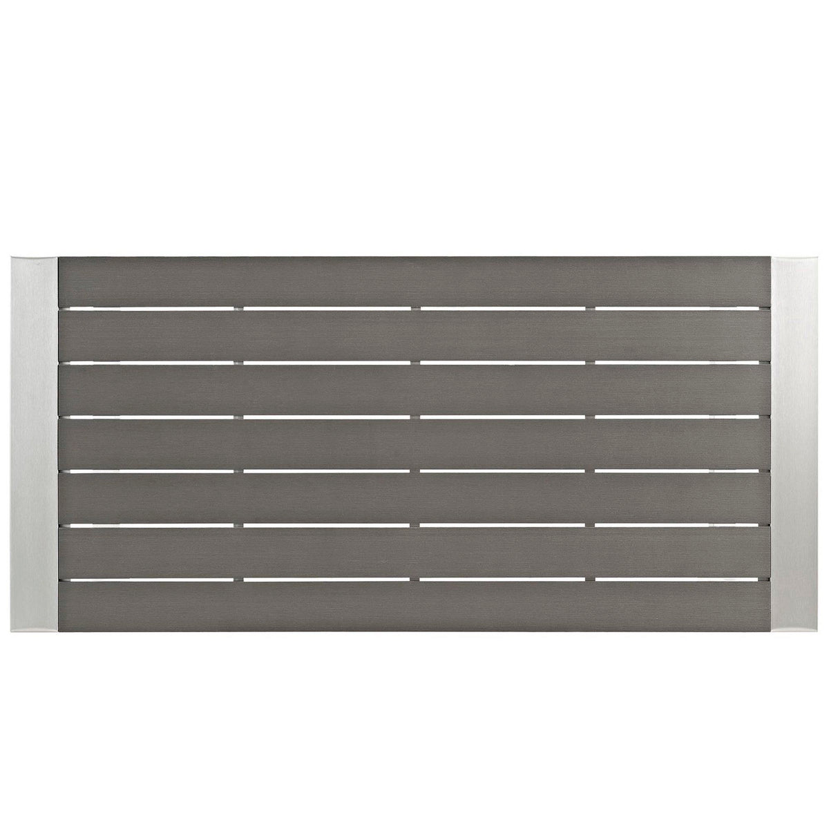 Shore Outdoor Patio Aluminum Rectangle Bar Table by Modway