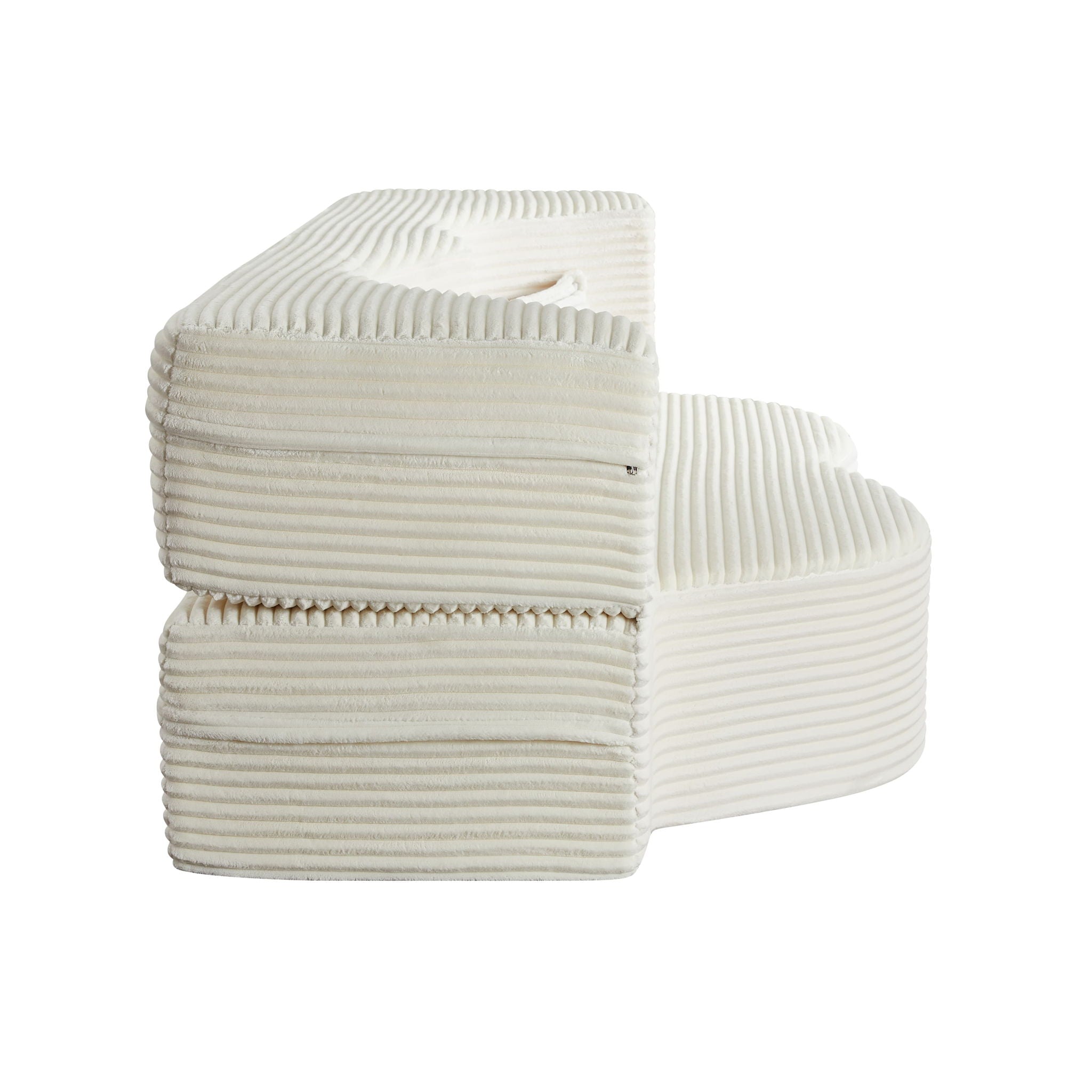 Floor Convertible Sleeper Sofa Bed With 2 Pillows