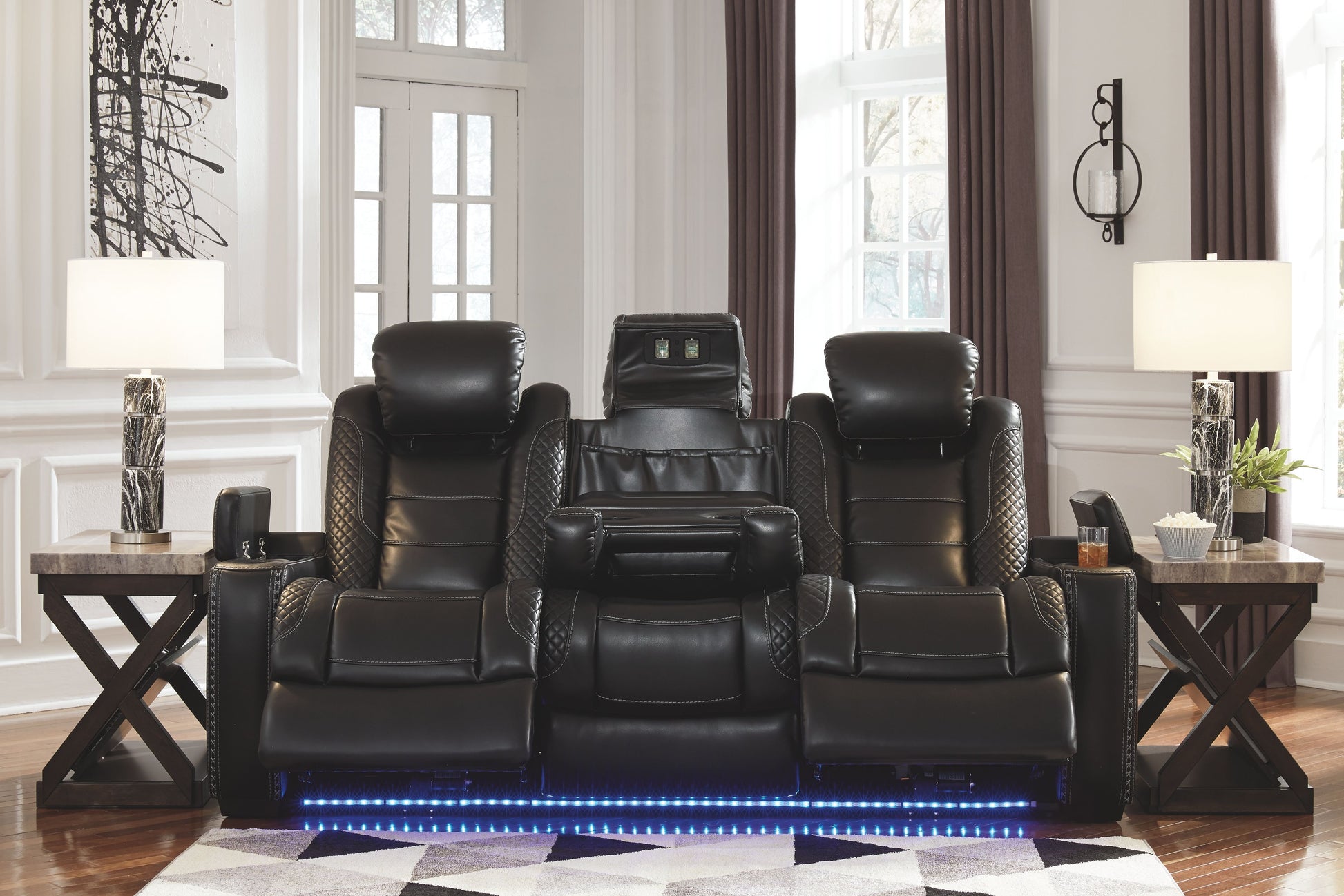 Signature Design by Ashley® Party Time - Power Reclining Living Room Set | Meri Furniture