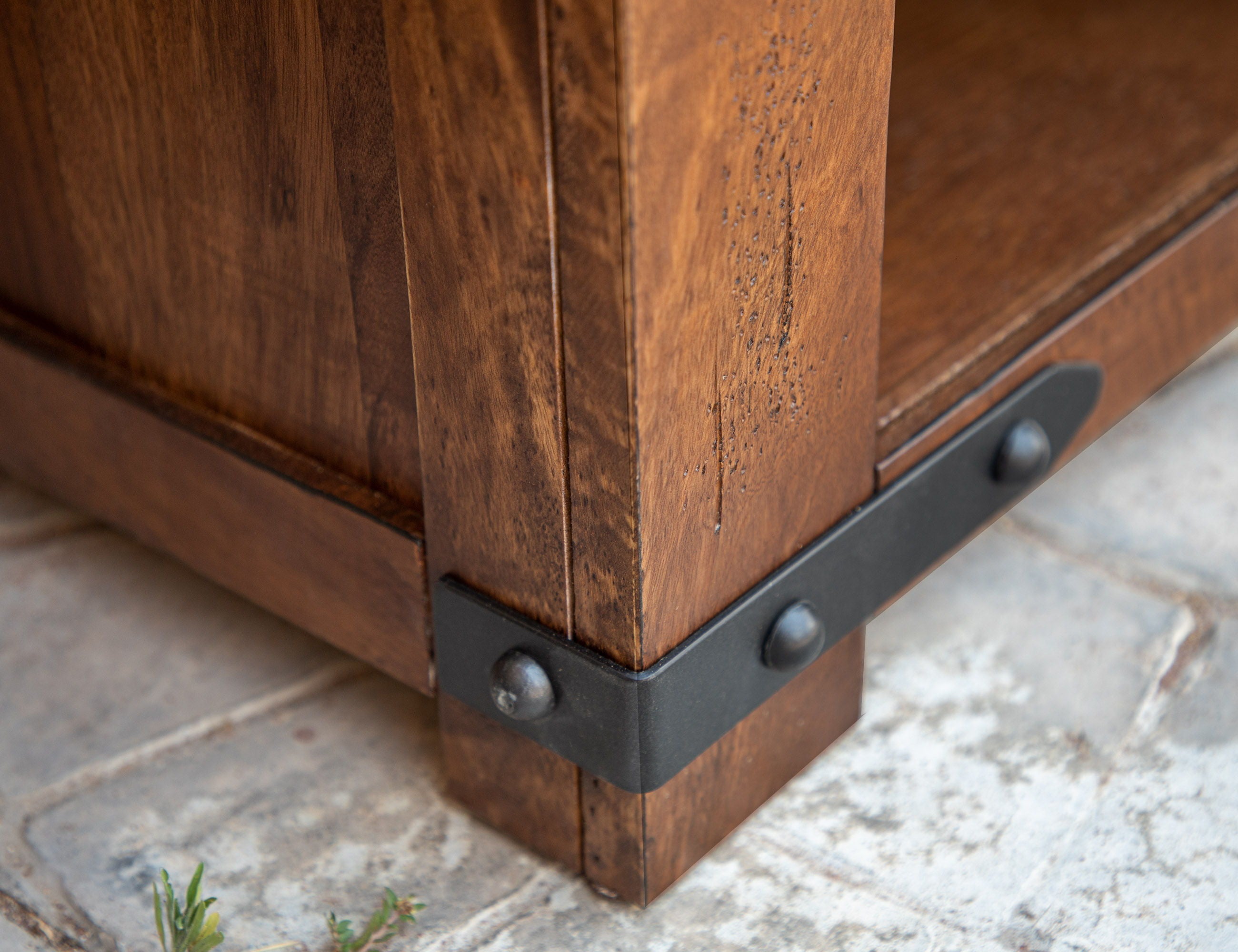 International Furniture Direct Parota - TV Stand - Cinnamon Brown | Meri Furniture