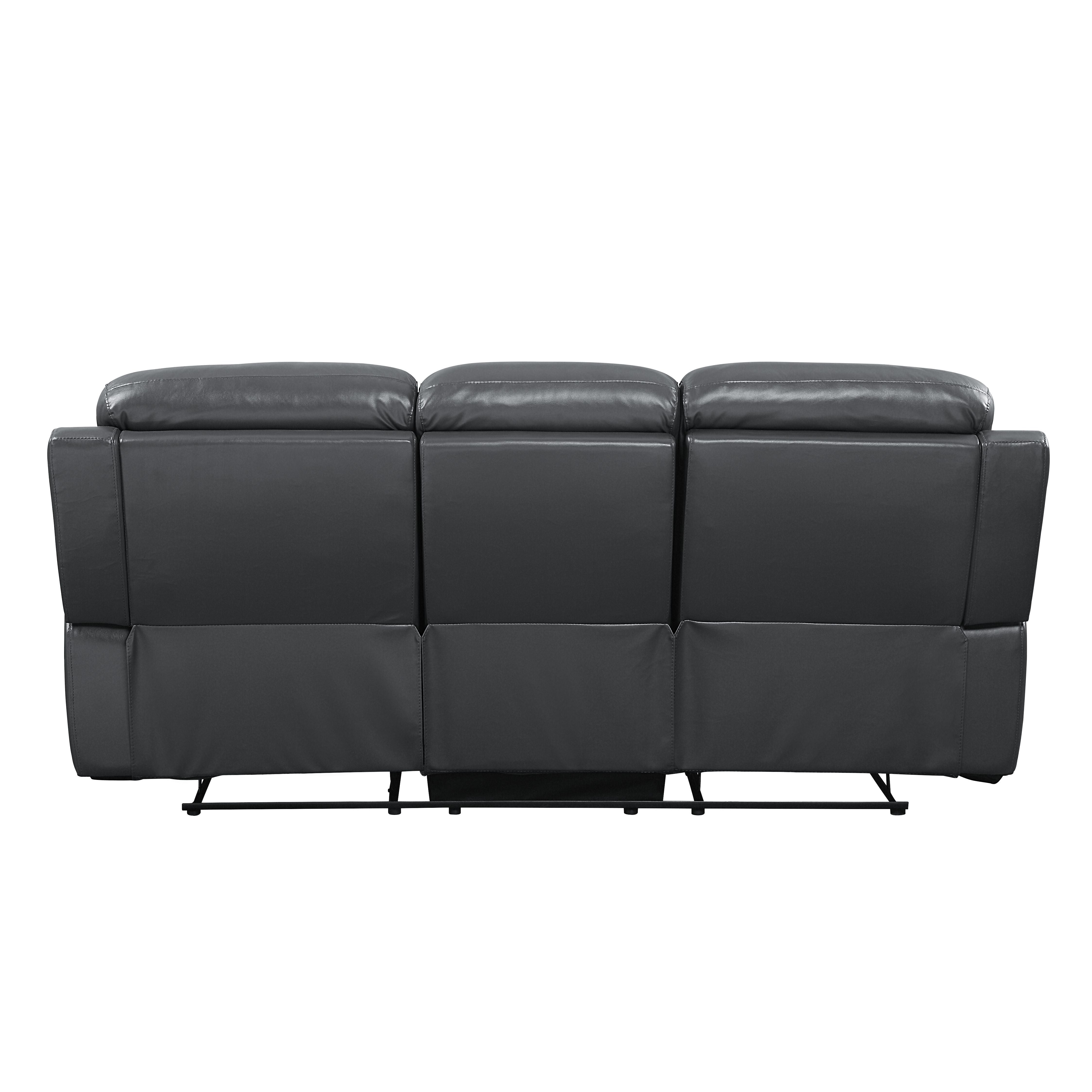 ACME Lamruil - Sofa - Gray Top Grain Leather | Meri Furniture