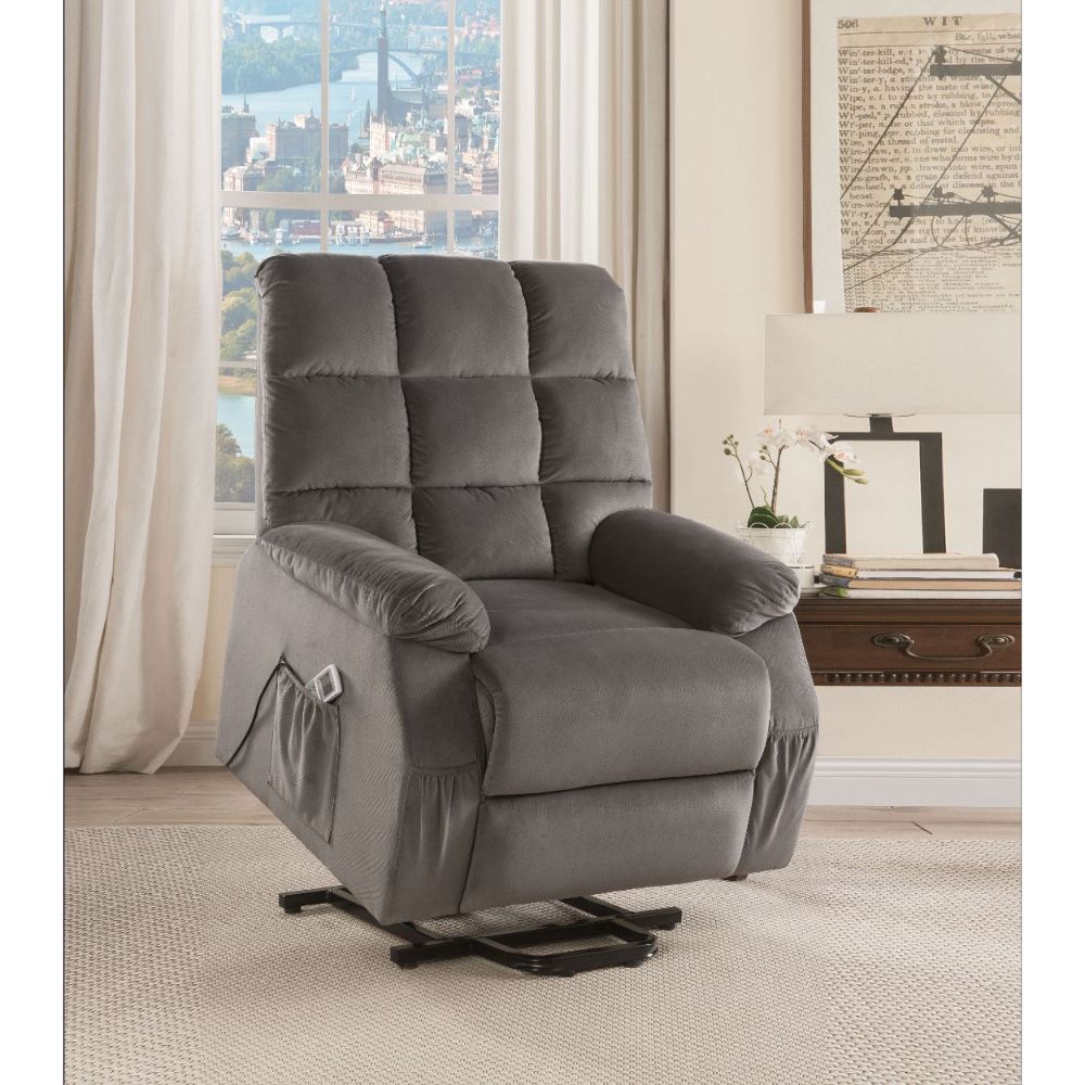 ACME Ipompea - Recliner w/Power Lift & Massage | Meri Furniture