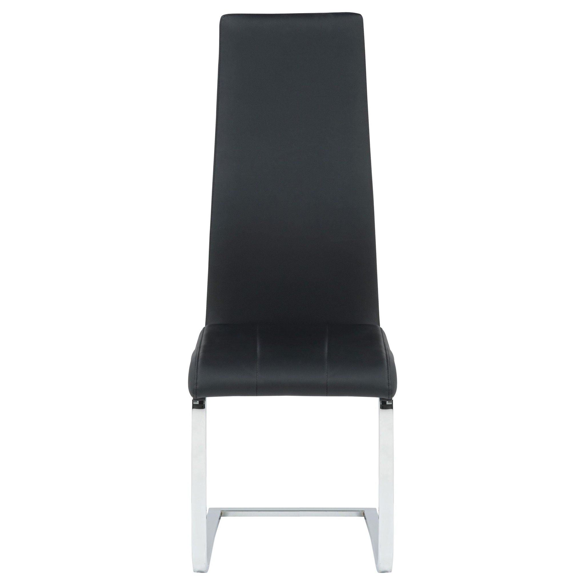Montclair Upholstered Dining Side Chair Black (Set of 4)