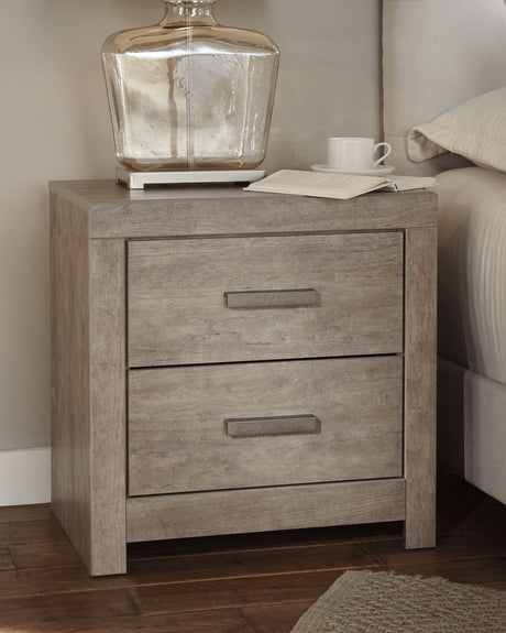 Culverbach - Gray - Two Drawer Night Stand