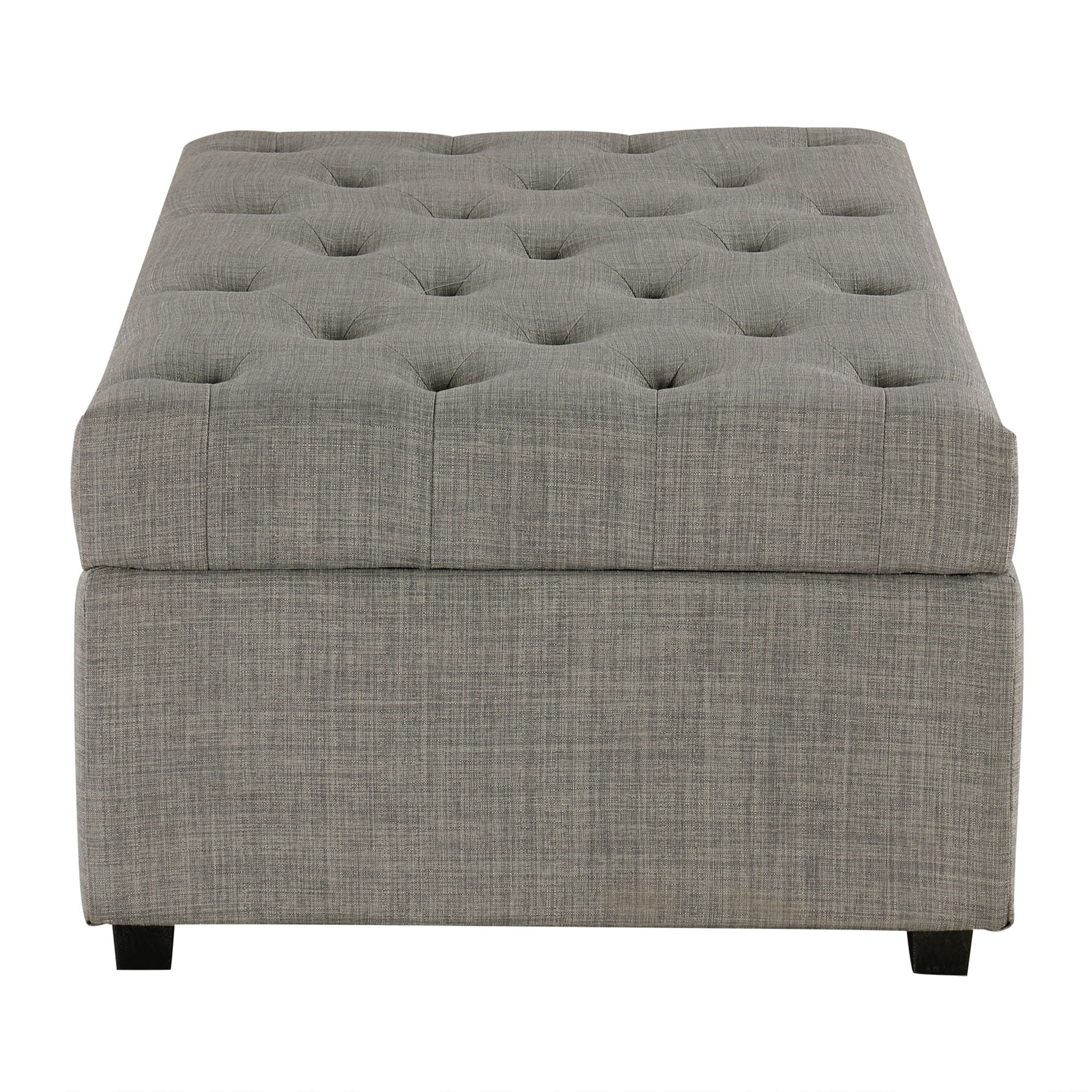 Convertible Folding Sofa Bed Ottoman With Memory Mattress And Tufted Design