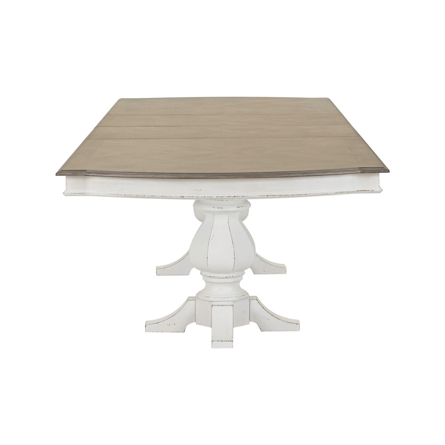 Magnolia Manor - Double Pedestal Table - Antique White