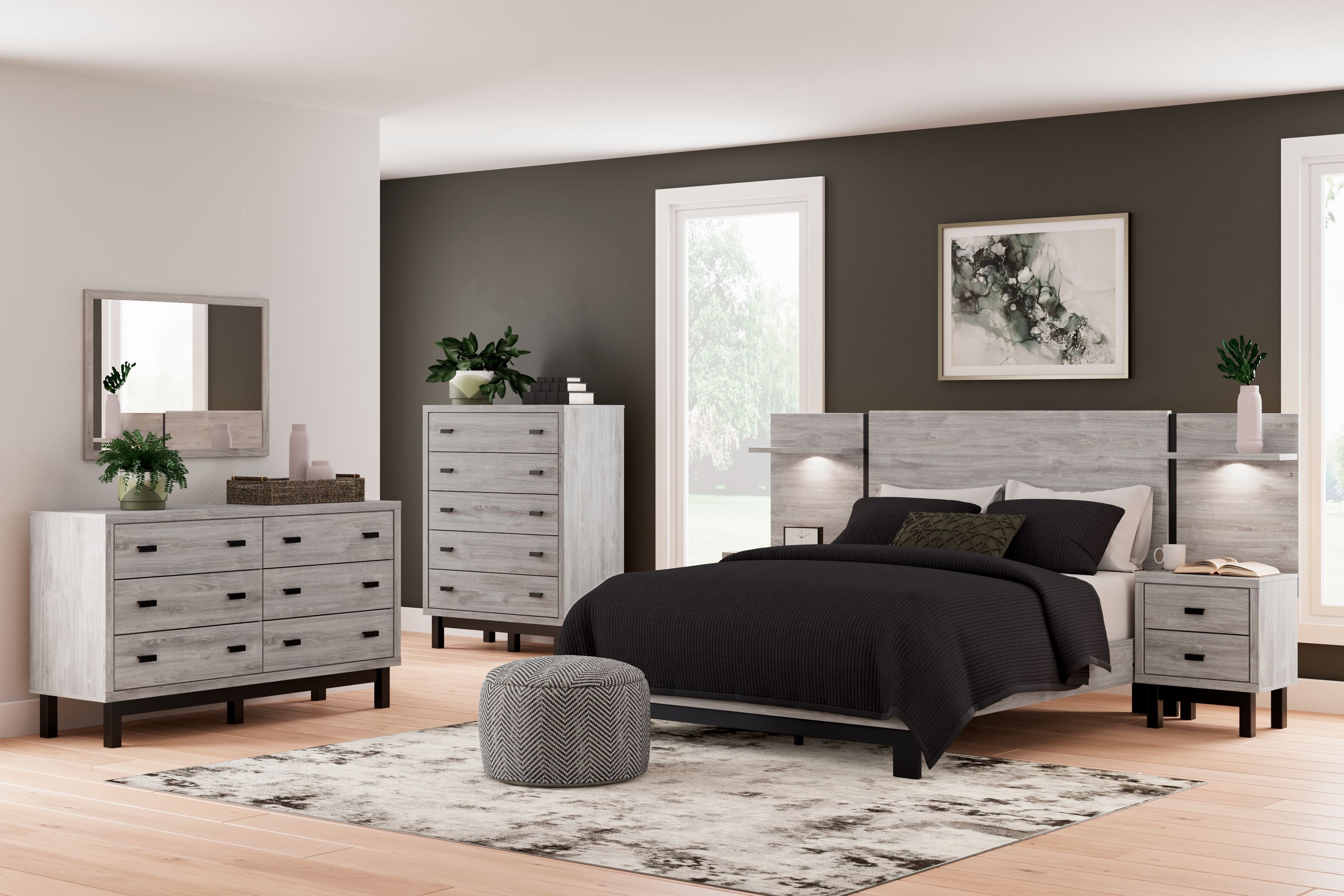 Signature Design by Ashley® Vessalli - Panel Bedroom Set | Meri Furniture