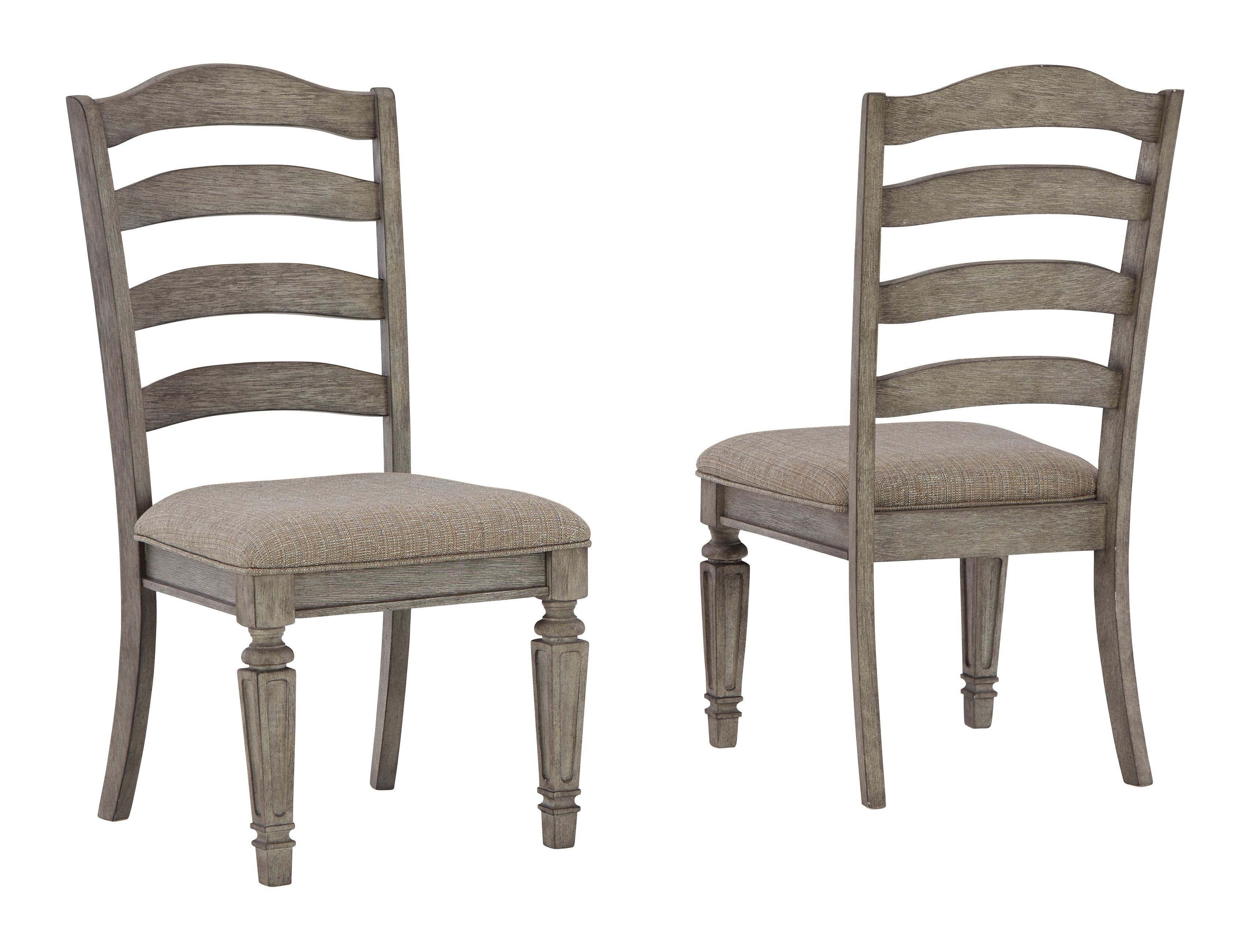 Signature Design by Ashley® Lodenbay - Antique Gray - Dining Uph Side Chair (Set of 2) | Meri Furniture