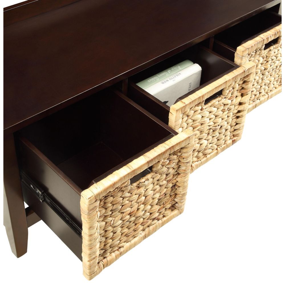 ACME Flavius - Bench w/Storage | Meri Furniture