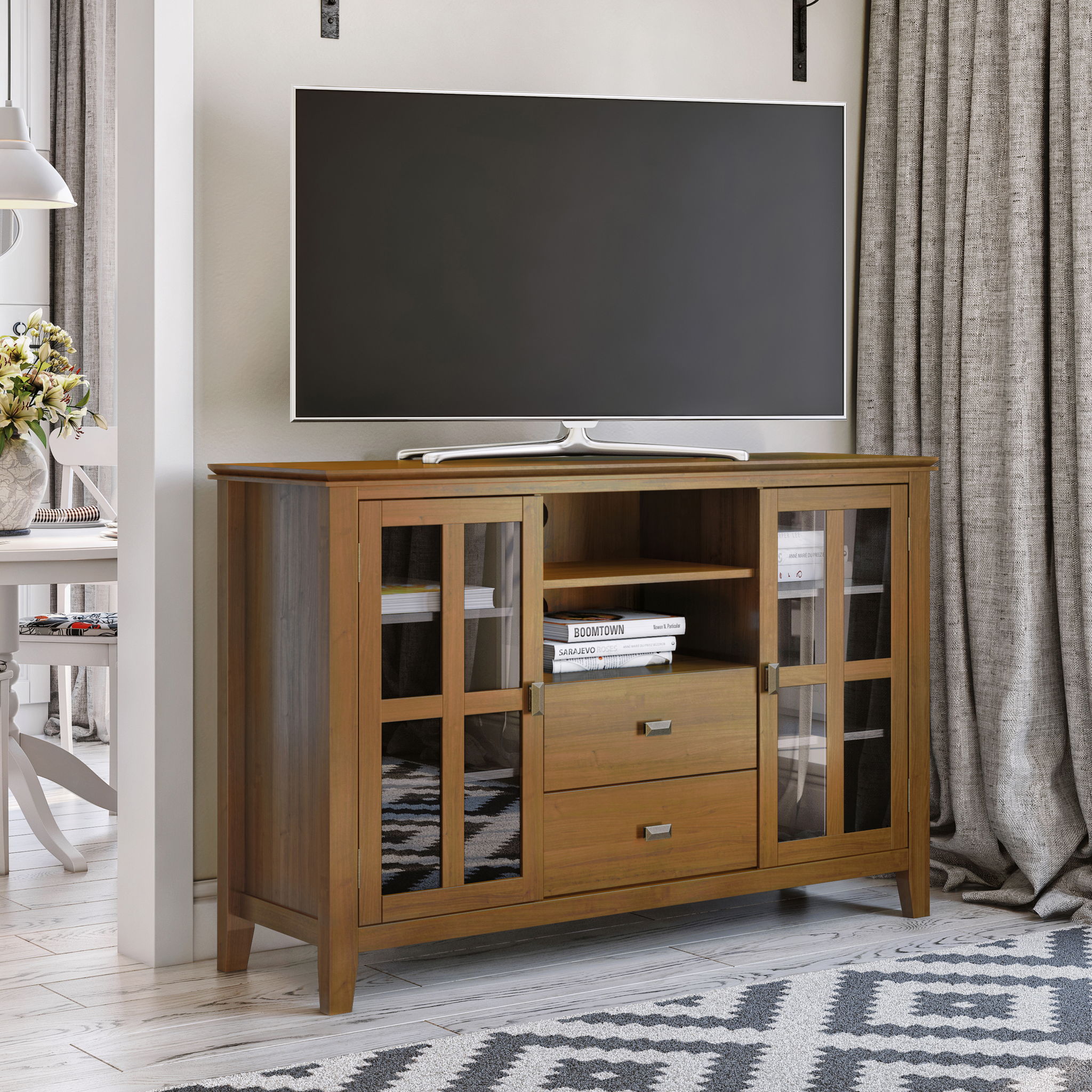 Artisan - Handcrafted, Tall TV Media Stand