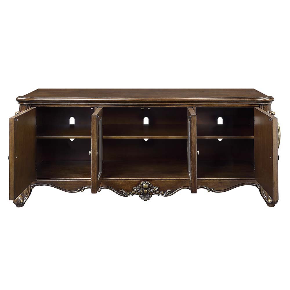 ACME Devayne - TV Stand - Dark Walnut Finish | Meri Furniture