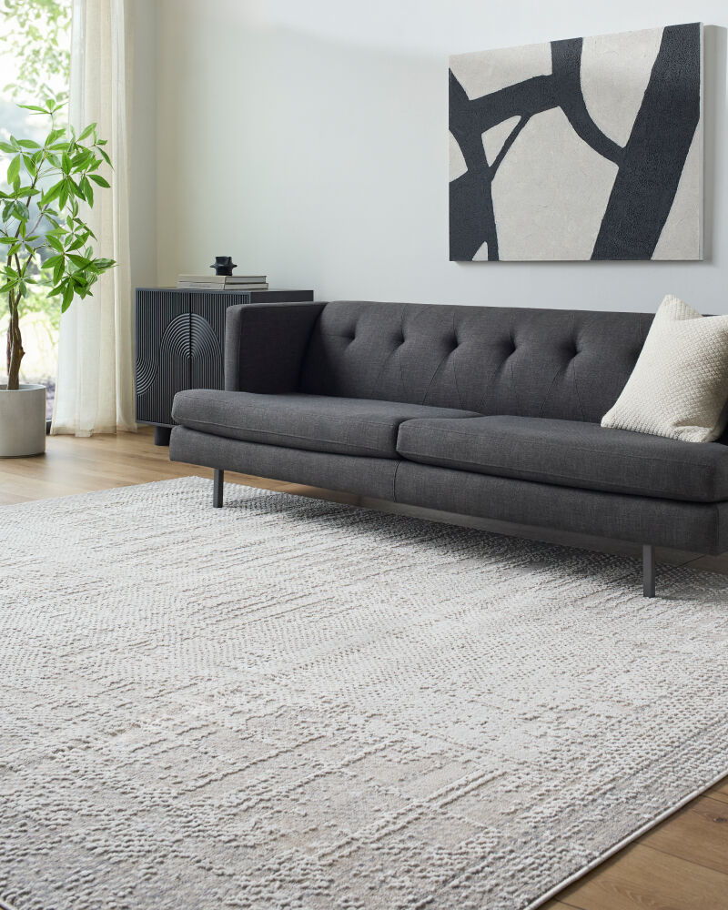 Siyah Machine Woven Rug
