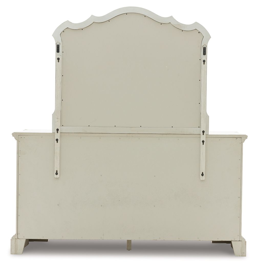 Arlendyne - Dresser And Mirror - Antique White