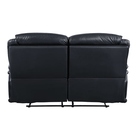 Ralorel - Loveseat - Black Top Grain Leather