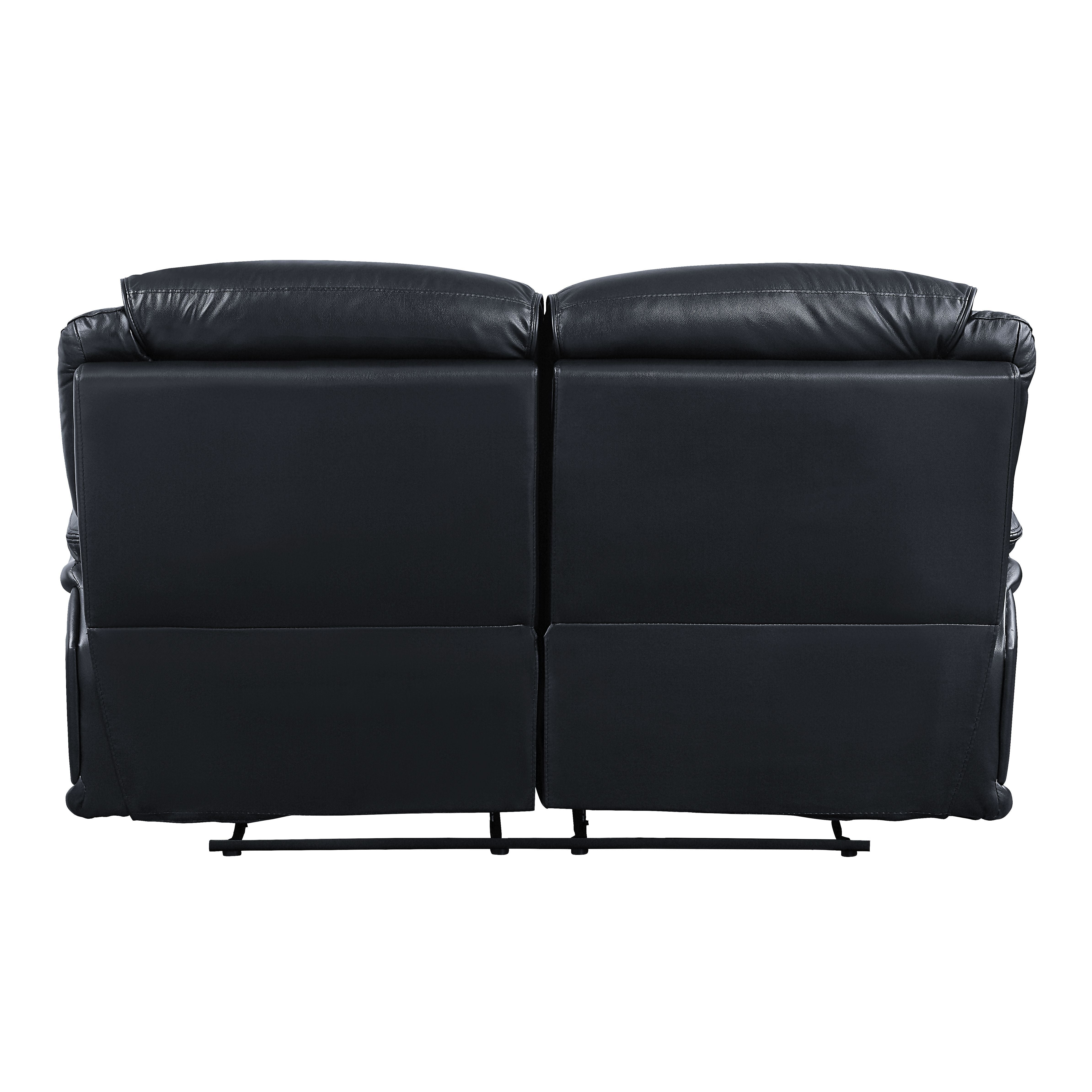 ACME Ralorel - Loveseat - Black Top Grain Leather | Meri Furniture