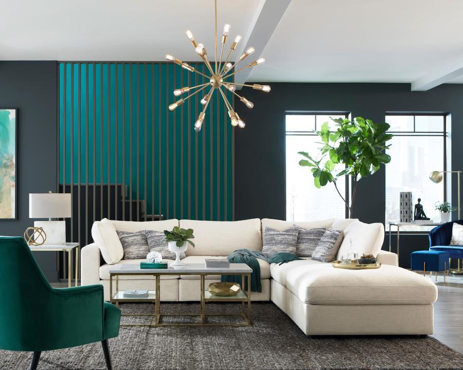 Coaster Fine Furniture Serene - Upholstered Modular Sectional Sofa | Meri Furniture