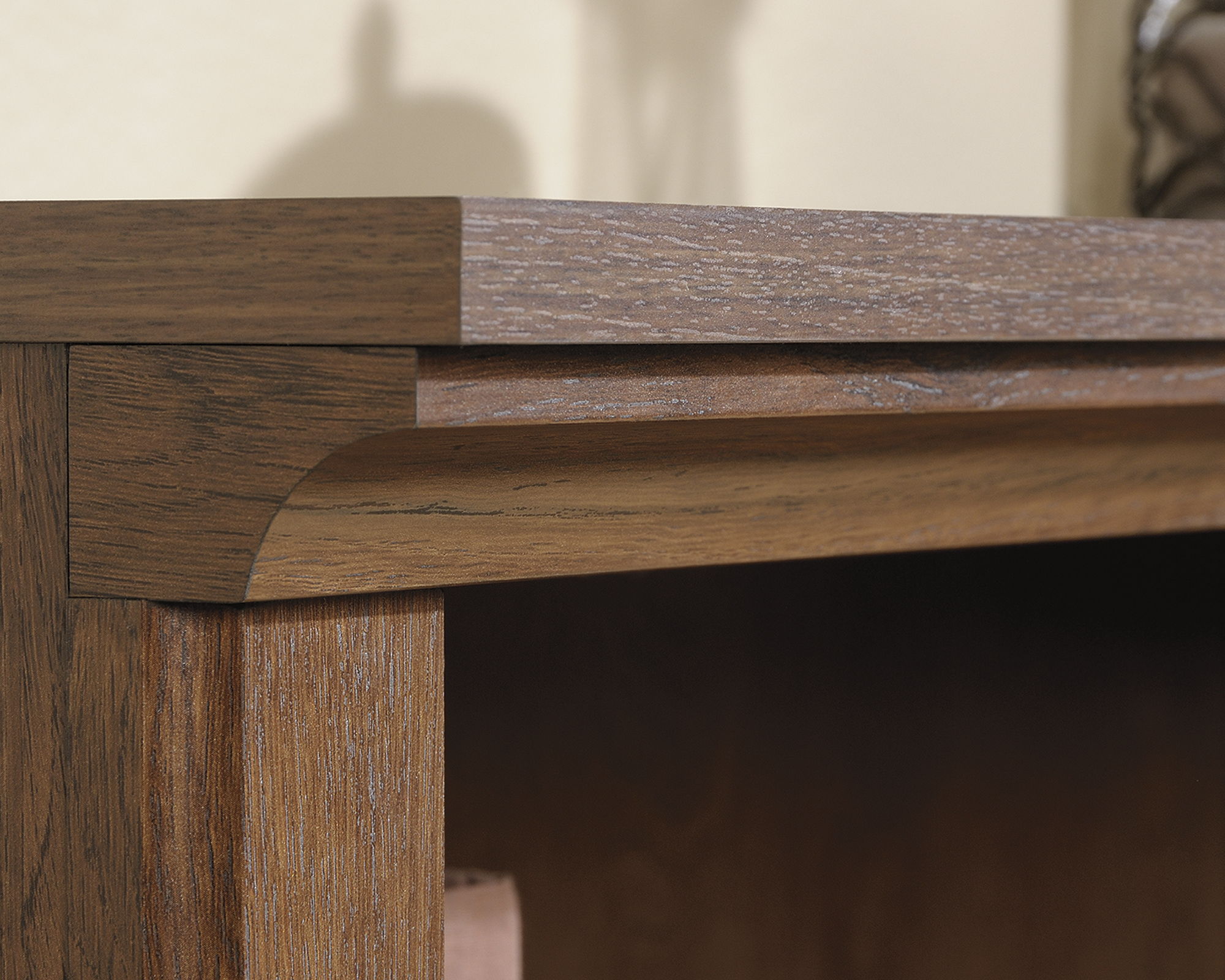 2-Shelf Bookcase Oiled Oak