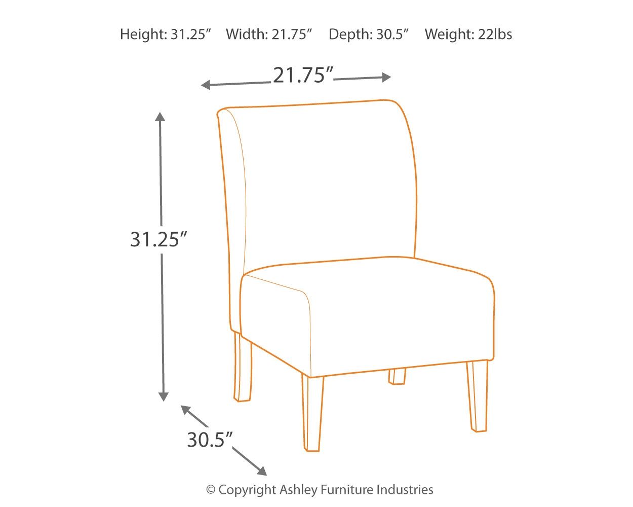 Ashley Furniture Triptis - Accent Chair | Meri Furniture