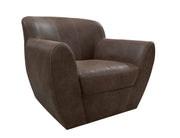 International Furniture Direct Tamesis - Swivel Accent Chair Armchair - Chocolate Brown | Meri Furniture