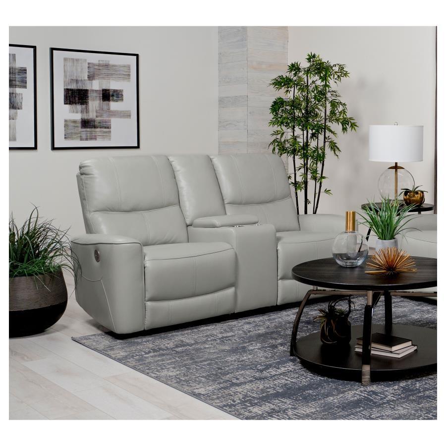 Coaster Fine Furniture Greenfield - Upholstered Power Reclining Loveseat | Meri Furniture