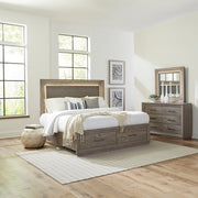 Liberty Furniture Horizons - Storage Bed, Dresser & Mirror | Meri Furniture