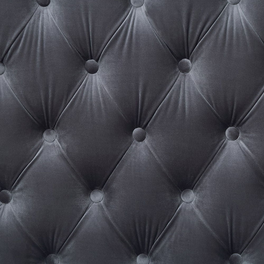 Gillian II - Chair - Light Gray Velvet