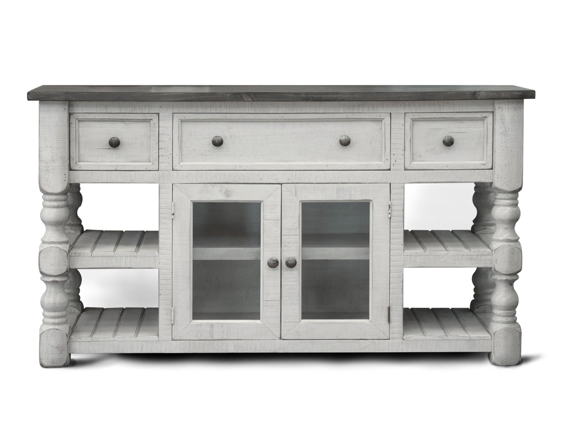 International Furniture Direct Stone - TV Stand with Drawers | Meri Furniture