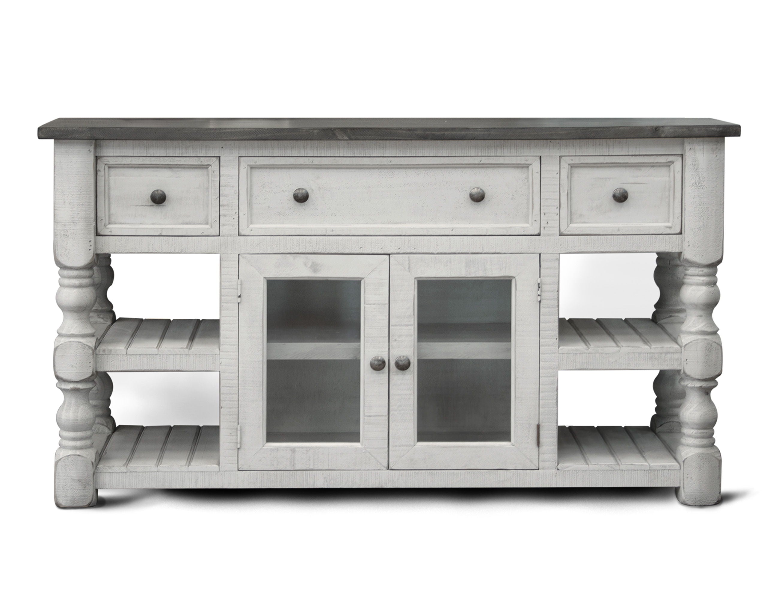 International Furniture Direct Stone - TV Stand with Drawers | Meri Furniture