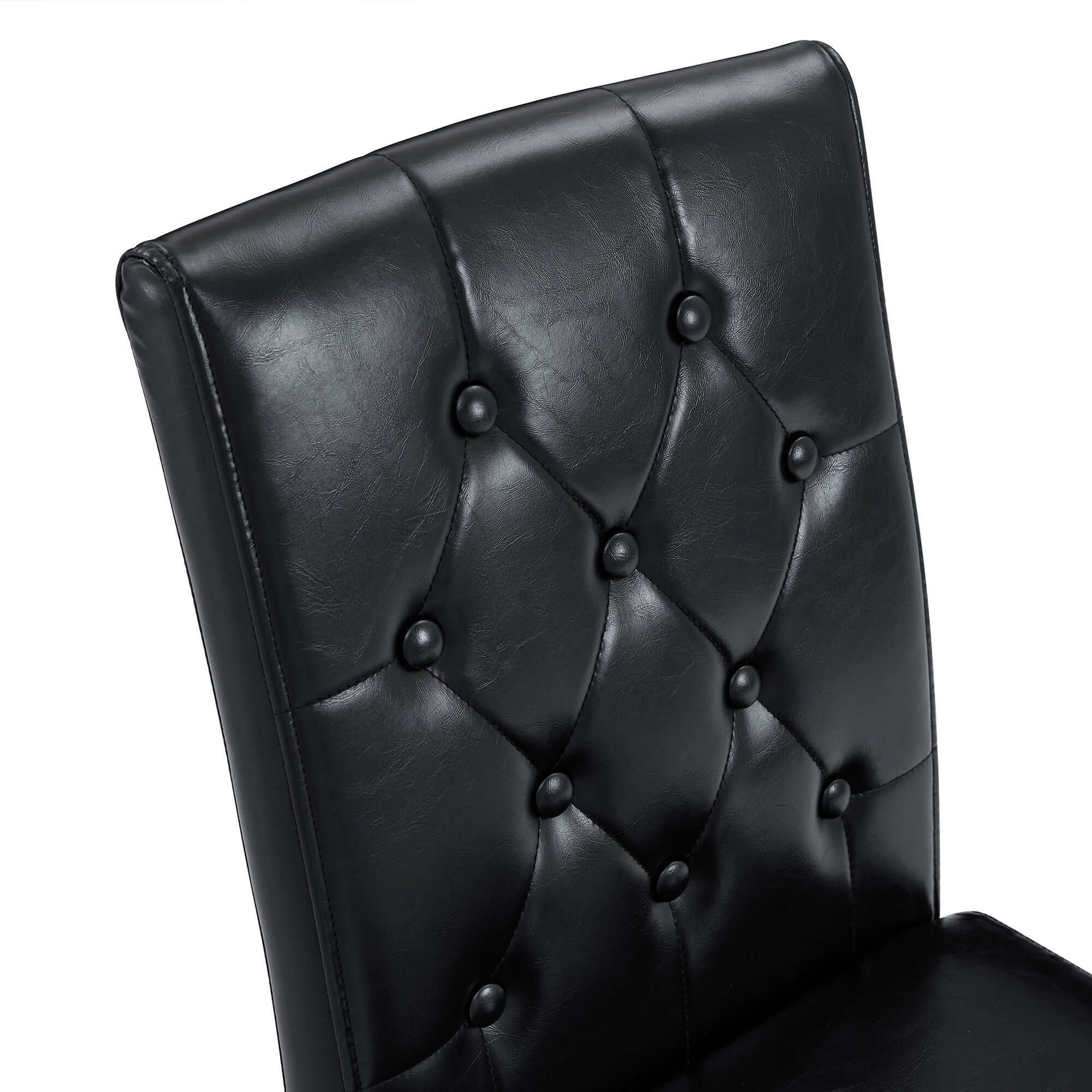 Dining Chairs With Ergonomic Buckle Backrest For Home