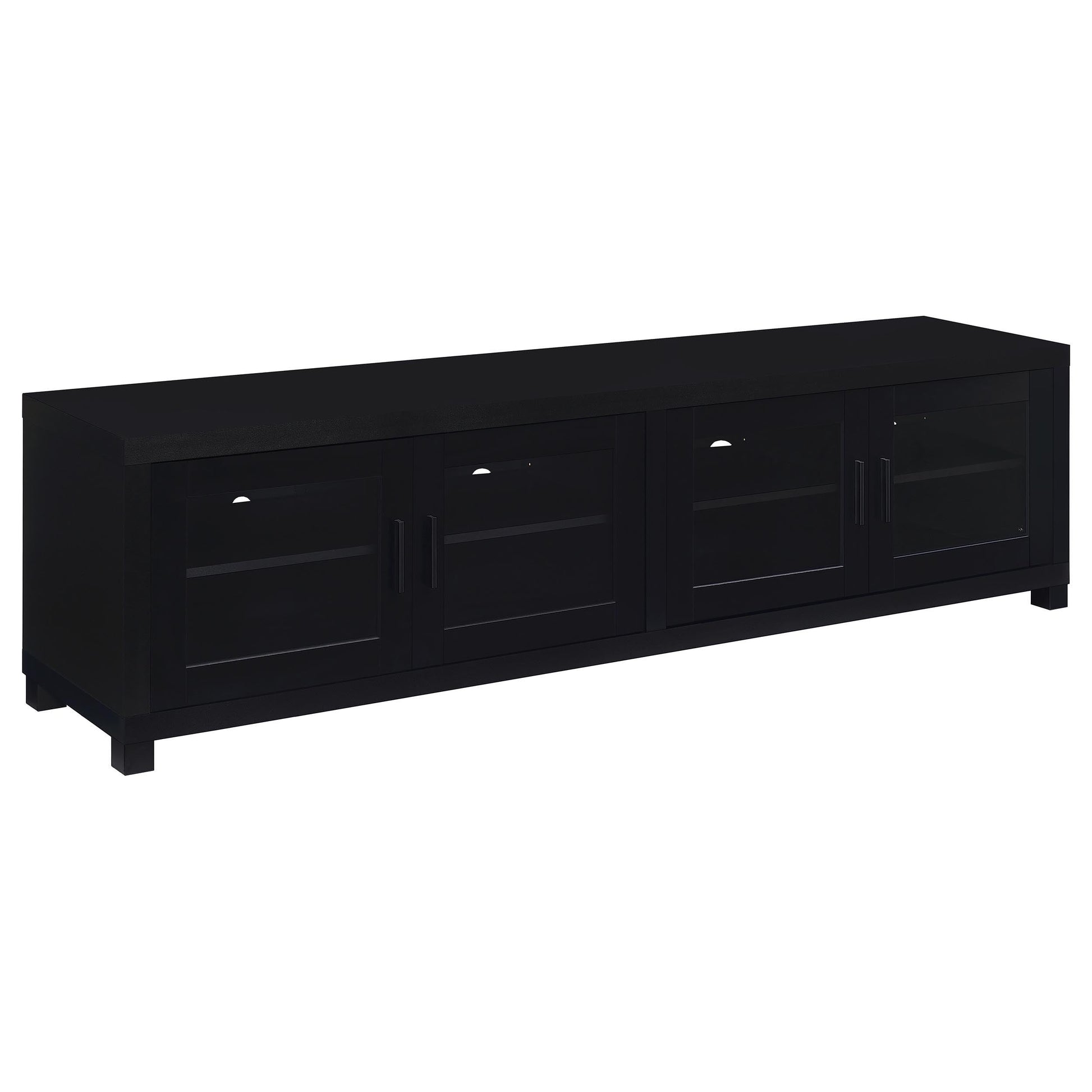 Coaster Fine Furniture Jupiter - 3-Piece Entertainment Center TV Stand - Black | Meri Furniture