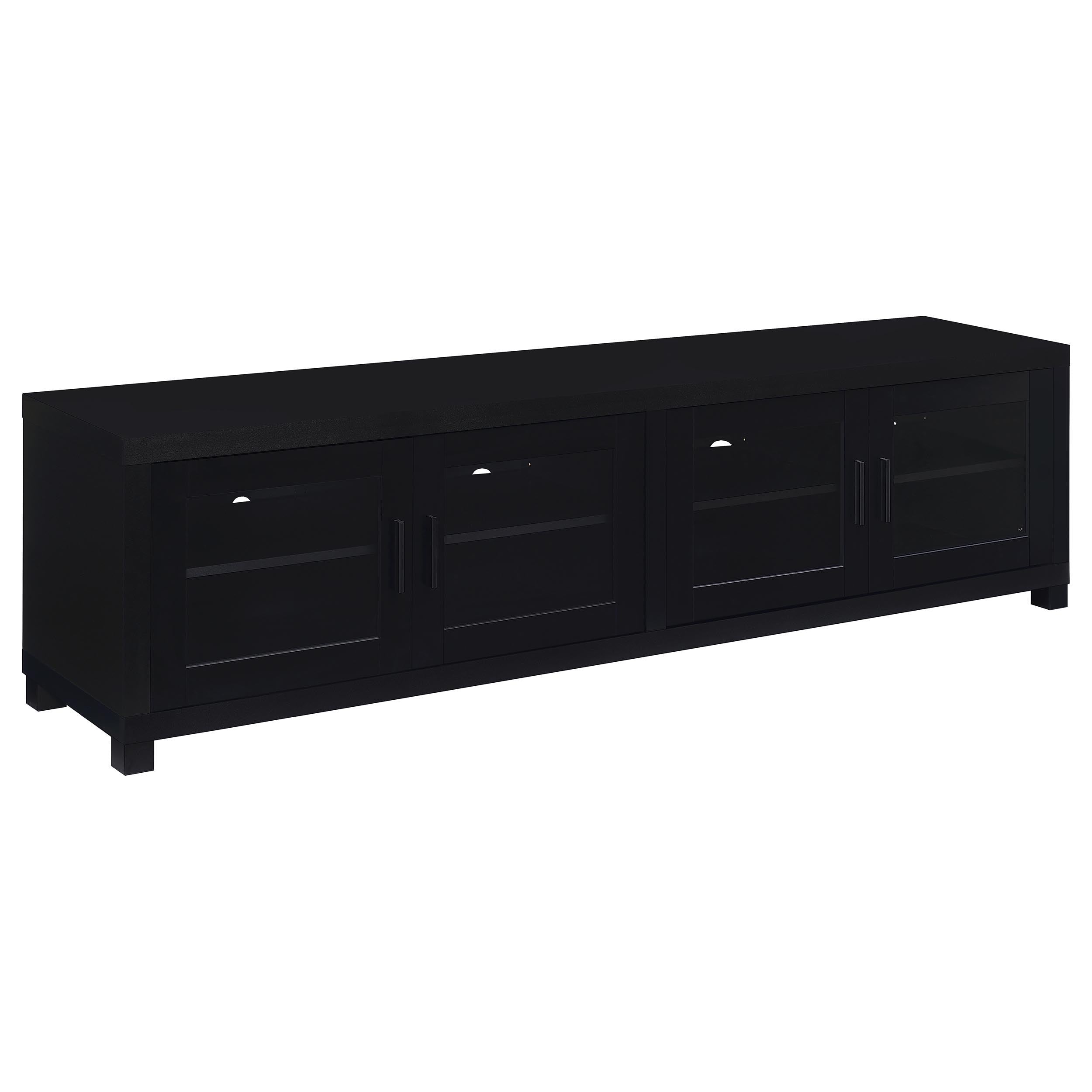 Coaster Fine Furniture Jupiter - 3-Piece Entertainment Center TV Stand - Black | Meri Furniture