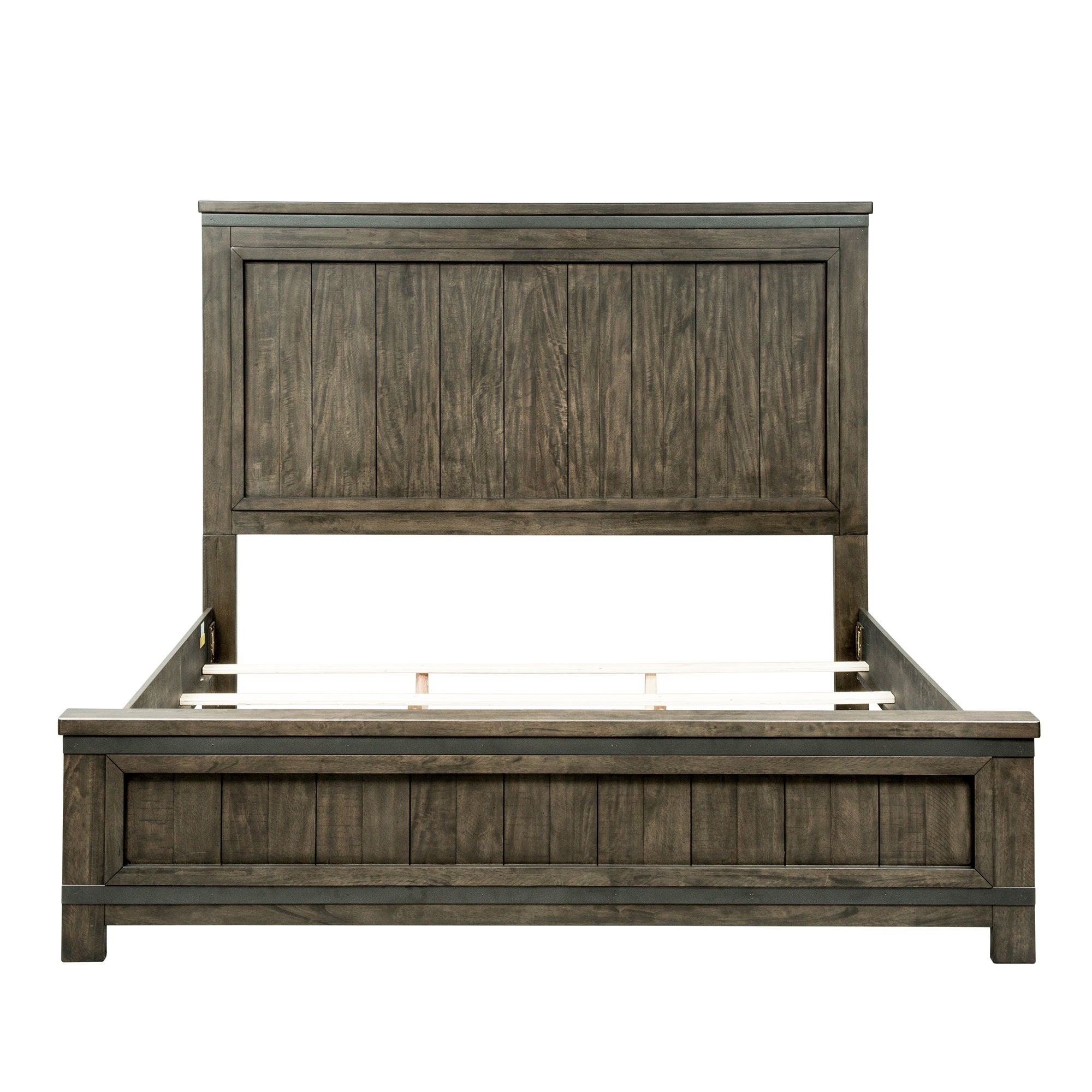 Liberty Furniture Thornwood Hills - Panel Bed, Dresser & Mirror | Meri Furniture