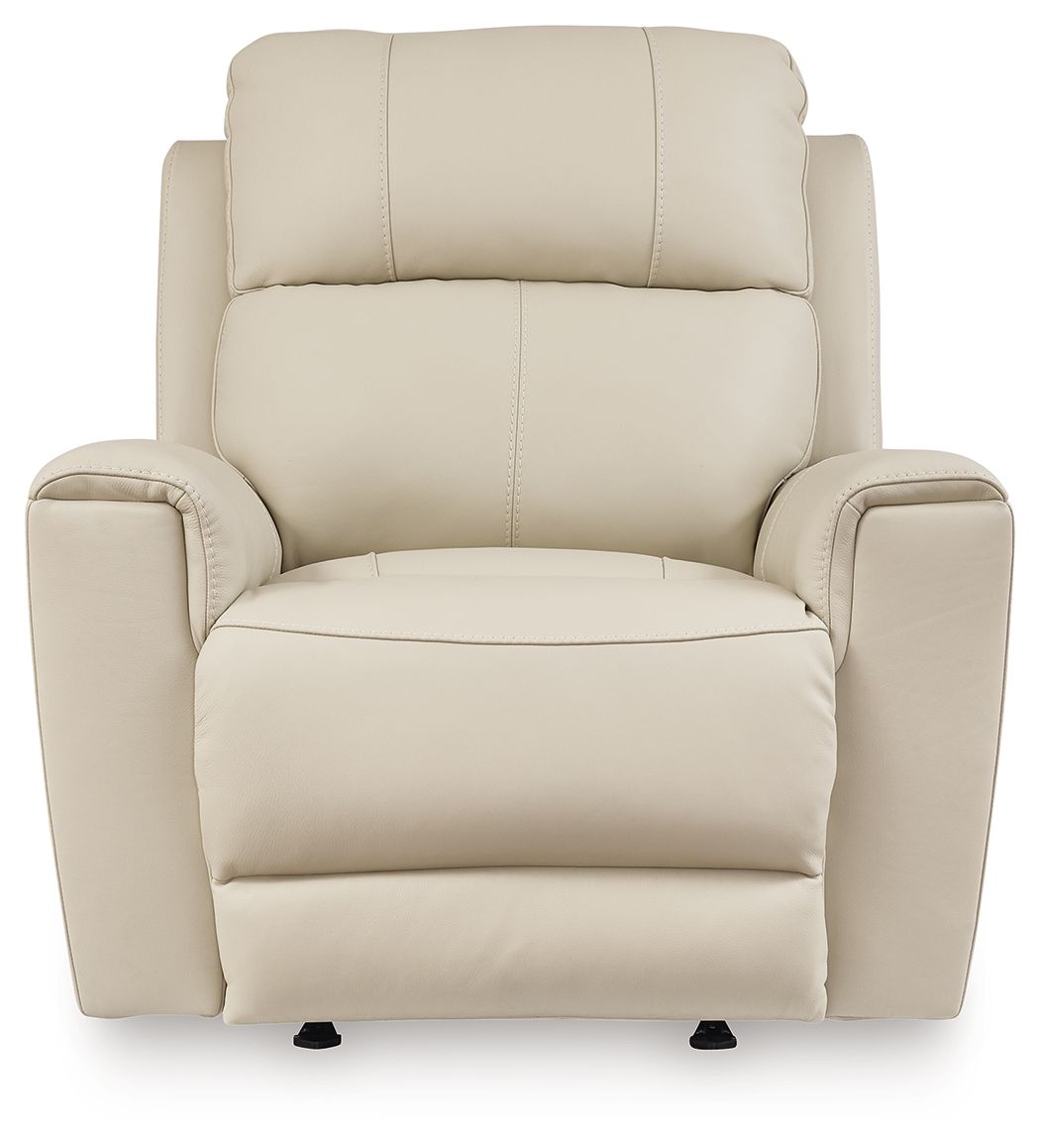 Signature Design by Ashley® Dahlmoore - Almond - Power Rocker Recliner | Meri Furniture