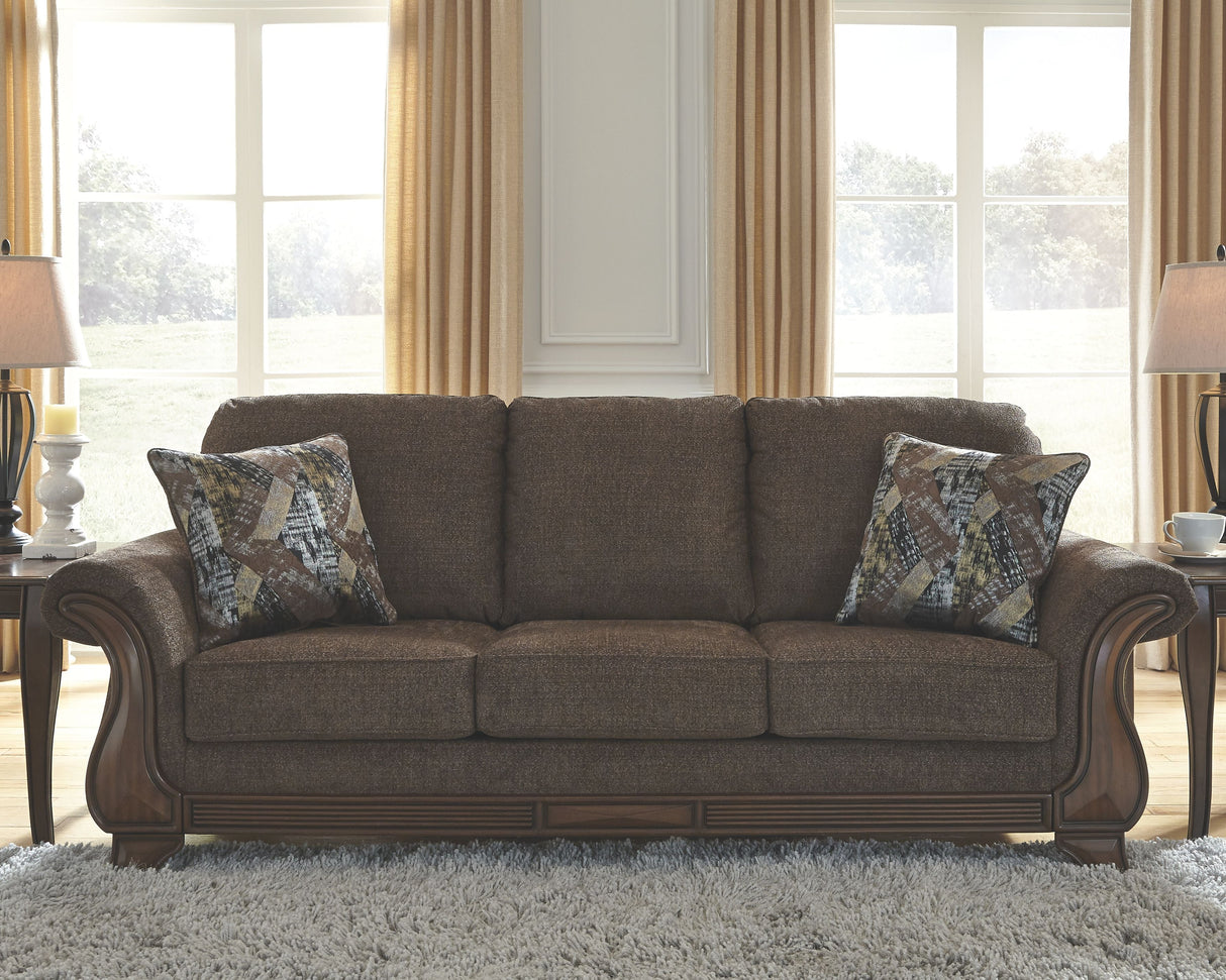 Ashley Furniture Miltonwood - Teak - Sofa | Meri Furniture