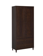 Coaster Fine Furniture Wadeline - 2 Door Tall Accent Storage Cabinet - Rustic Tobacco | Meri Furniture