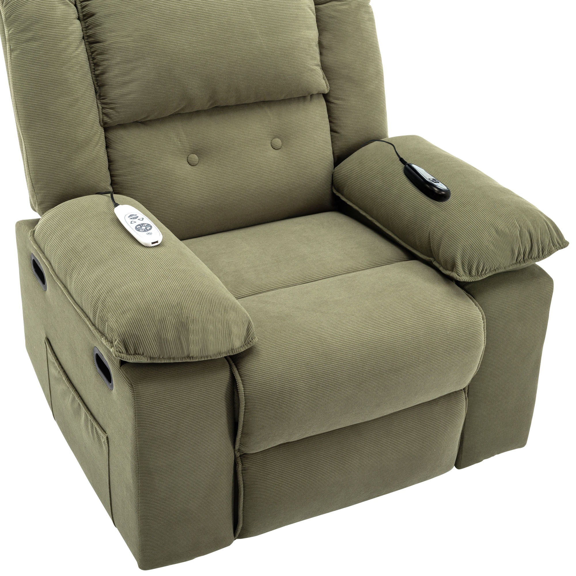Massage Recliner Power Lift Chair With Adjustable Massage And Heating Function