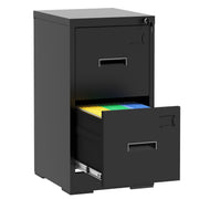 Modern Drawer Metal Vertical File Cabinet With Lock And Card Slot For Office