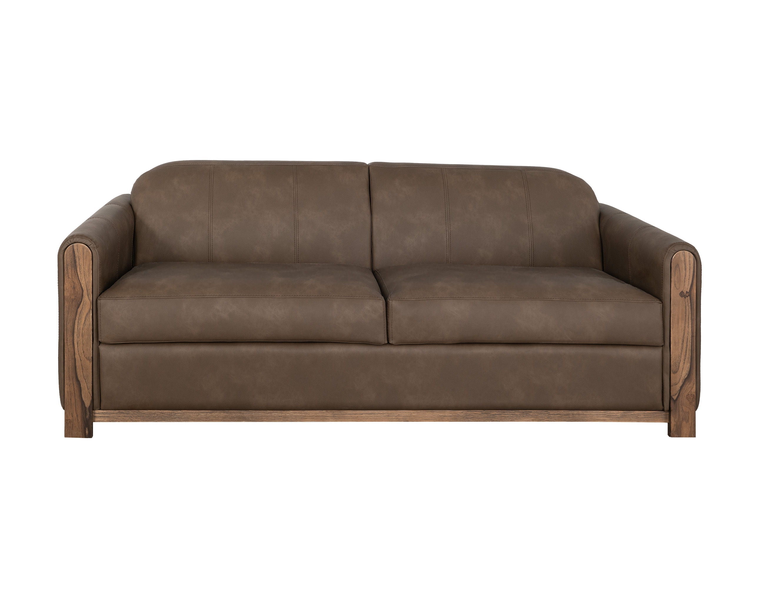 International Furniture Direct Balam - Loveseat - Brown | Meri Furniture