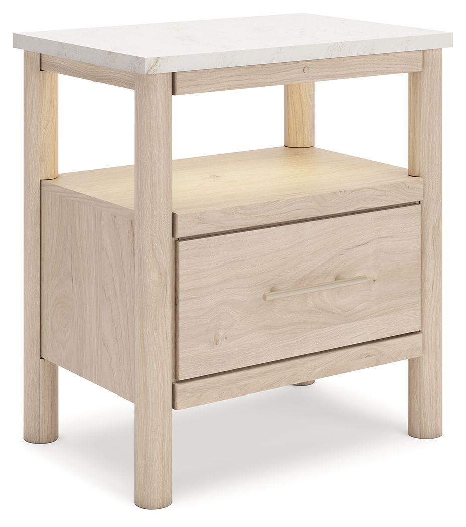 Signature Design by Ashley® Cadmori - One Drawer Night Stand | Meri Furniture