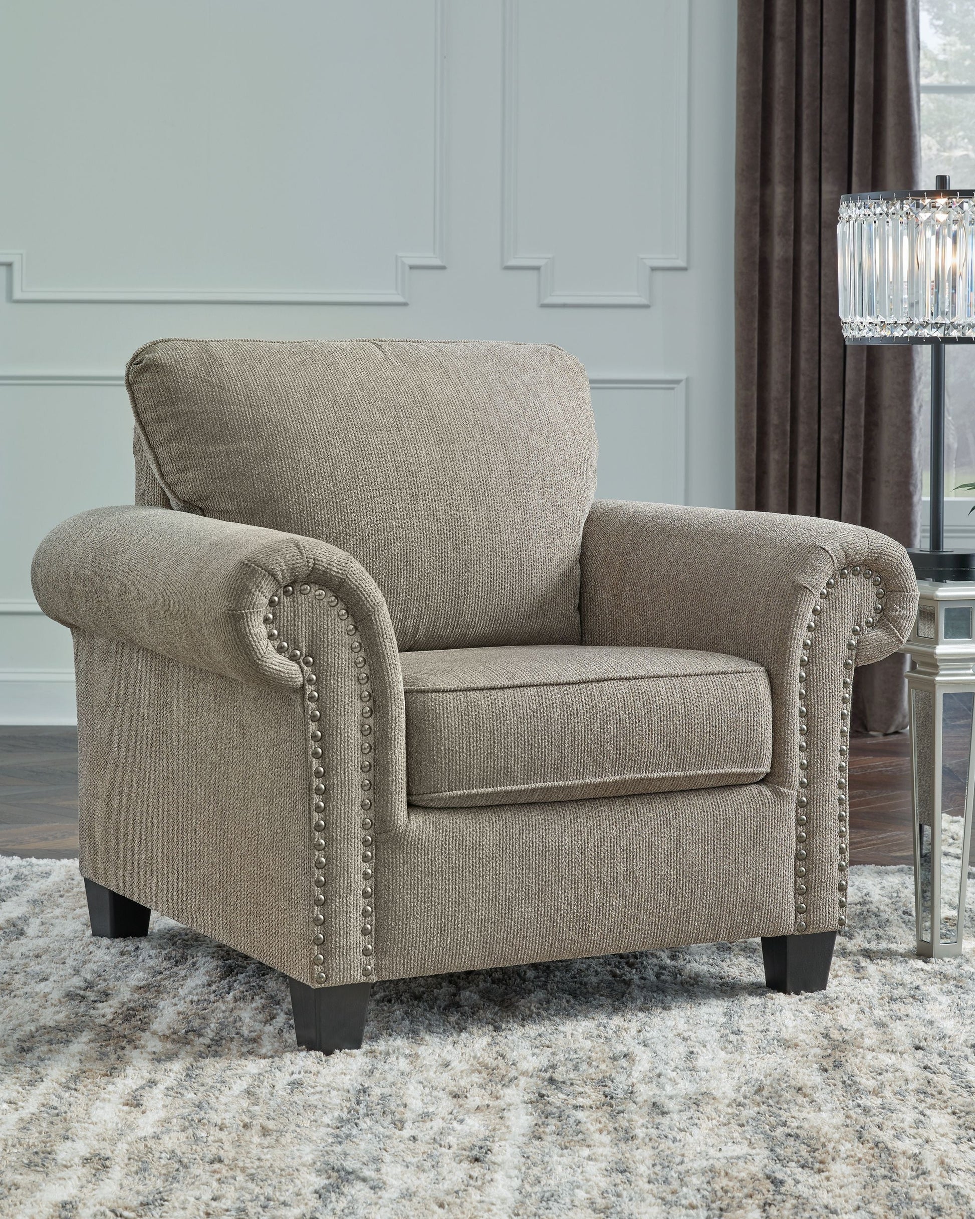 Ashley Furniture Shewsbury - Pewter - Chair | Meri Furniture