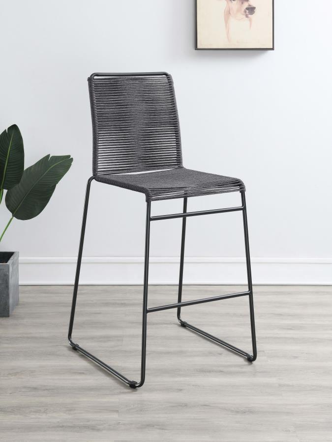 Coaster Fine Furniture Jerome - Woven Rope Metal Chair (Set of 2) | Meri Furniture