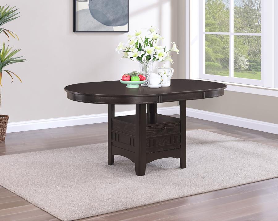 Coaster Fine Furniture Lavon - Oval Extension Leaf Dining Table | Meri Furniture